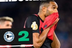 比勒菲尔德首次晋级德国杯决赛，单届赛事淘汰四支德甲球队